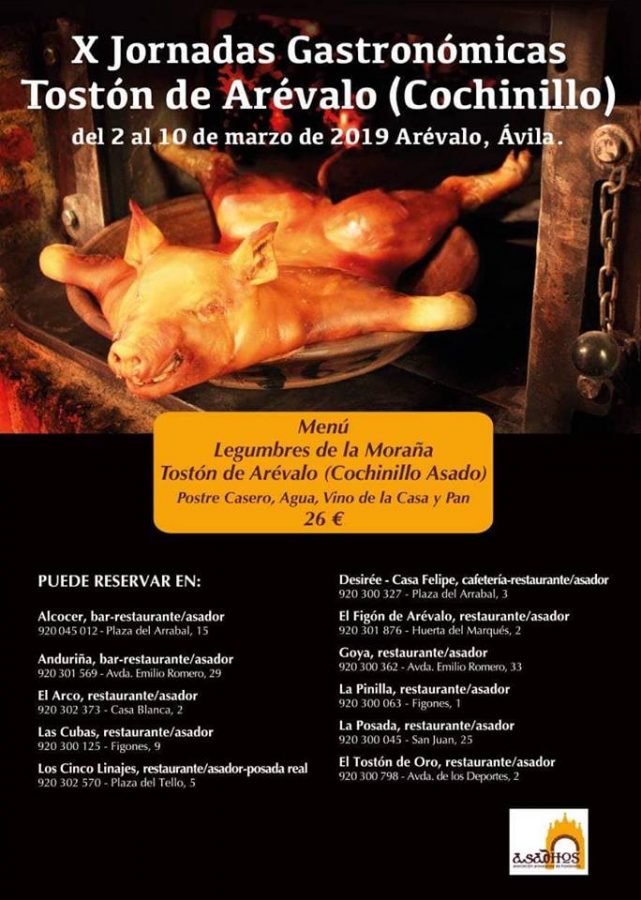 Jornadas gastronómicas de Arévalo 2019